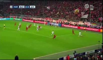 Robert Lewandowski Goal - Bayern Munich 1-2 Juventus 16.03.2016