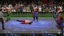 WWE 2K16 the lucha dragons v los matadores