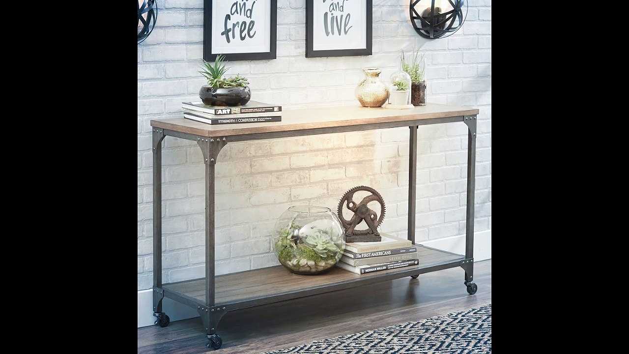 Industrial Console Table