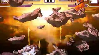 Dark Chaos Mugen : Hyper Sonic VS SSJ God Goku