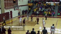 High School Player Sinks Riduclous Full Court Shot at the Buzzer