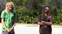 CRAZY GOLFER ATTACKS US! Ghillie Suit Golf Course Air Horn