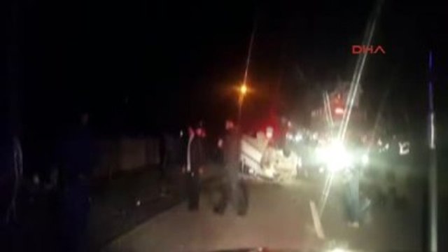 Aksaray-Bahçe Duvarına Çarpan Otomobil Takla Attı: 1 Ölü