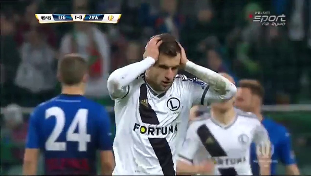 Legia Warszawa vs Zawisa Bydgoszcz 2-0 Lukasz Broz Amazing Goal  16-03-16