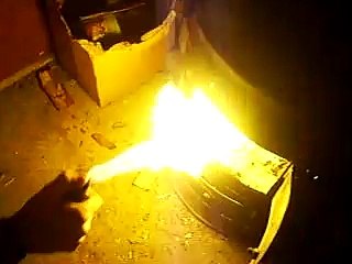 Lettland, Benny und Ich am Kamin mit Deo x)