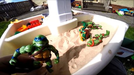 tmnt toys , jouets les tortues ninja et dinosaure