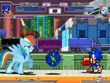 Dark Chaos Mugen : CvS Sonic VS Rainbow Dash