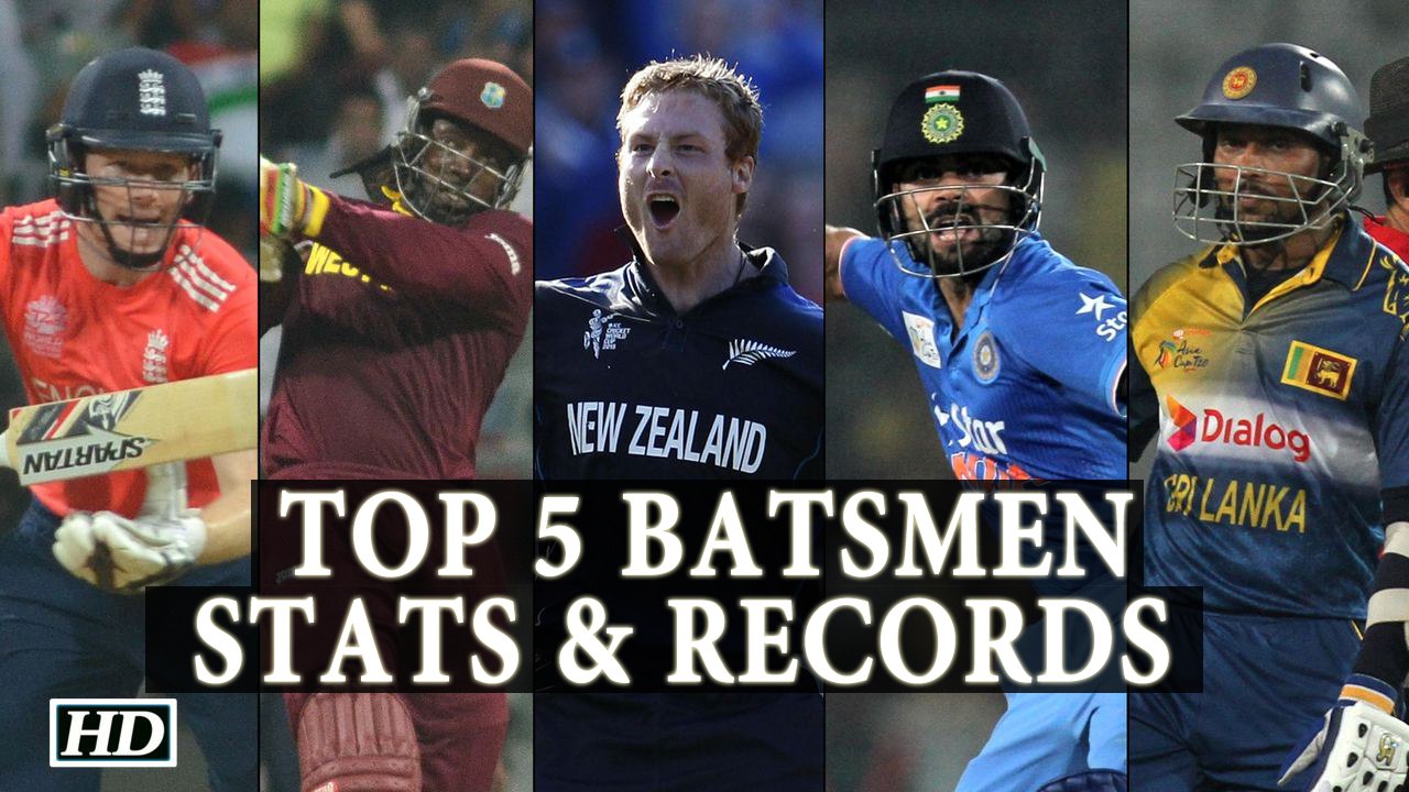 T20 World Cup 2016 Top 5 Batsmen Stats and Records