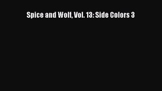 Read Spice and Wolf Vol. 13: Side Colors 3 PDF Online