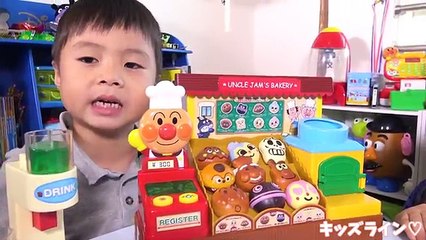 アンパンマン 新発売!! なかよしパンセット２ ジャムおじさんのパン工場 Anpanman Uncle Jam's Bakery Toy
