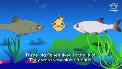 Panchatantra Stories - The Three Fishes - Animaton Cartoon Stories for Children -cartoon