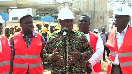 President Mahama visits power plants in Tema