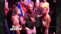 Mike Tyson -- Boxing Event Turns Violent ... Tyson Plays Peacemaker