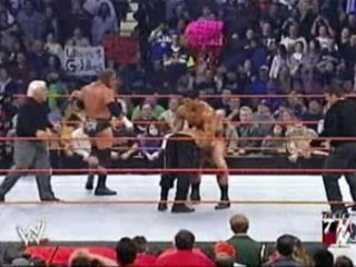 WWE - Batista powerbombs steiner out of his pants