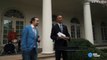 'Hamilton' creator freestyles with Obama at White House