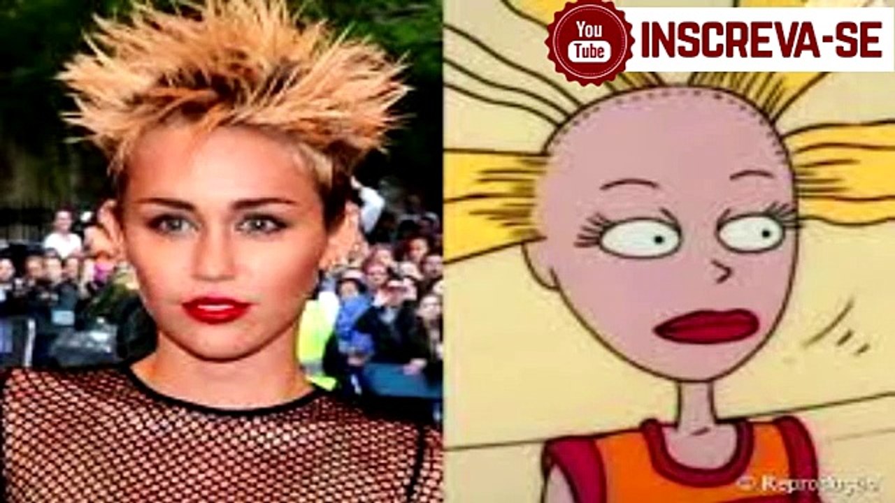 Pessoas que se parecem com personagens de desenho animado