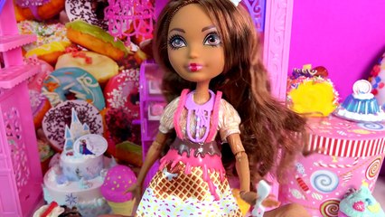 Ever After High Sugar Coated Cedar Wood Pinocchio Daughter Doll + Cookieswirlc Fan Blind B