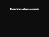 [PDF] Altered states of consciousness [Read] Full Ebook