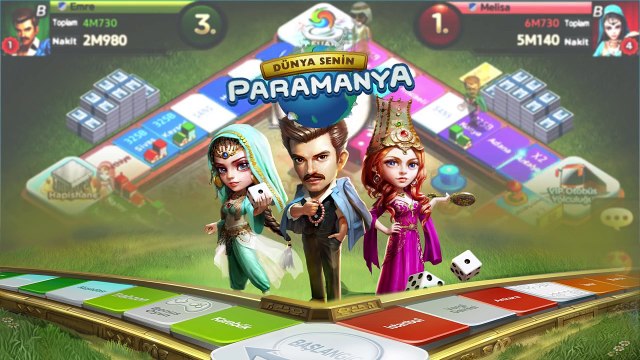 %100 Türkçe MMO Mobil Board Oyunu #PARAMANYA