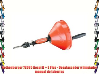 Rothenberger 72095 Rospi H   E Plus - Desatascador y limpiador manual de tuberías
