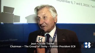 Jean-Claude Trichet - A view in ONE minute, at 2013 Forum