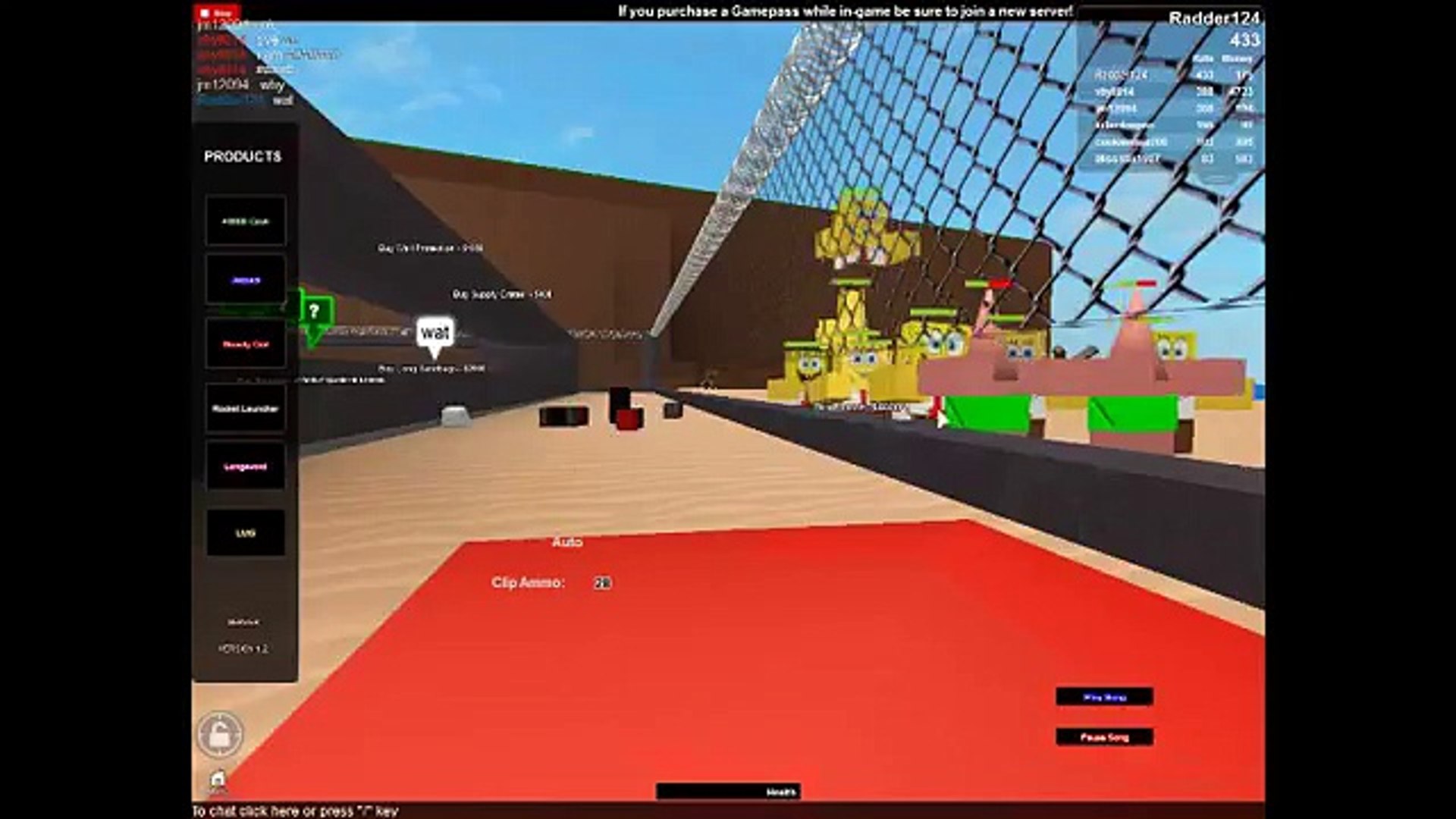 ⁣Roblox Spongebob survival