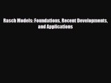 Download Rasch Models: Foundations Recent Developments and Applications [Read] Online