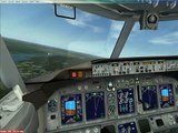 My FSX landing at Sweden's Umea Airport - Boeing 737