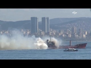 Gemi yangını kontrol altında