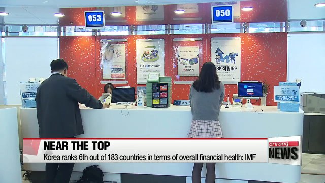 IMF financial development index ranks Korea sixth in world
