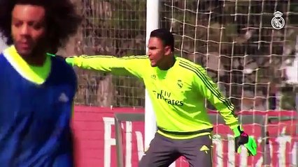 Keylor Navas training 16 March