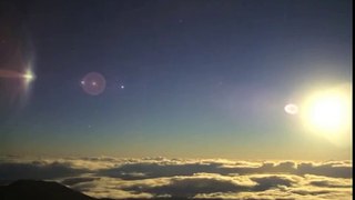 Golden orb over Hawaii May 7,2012