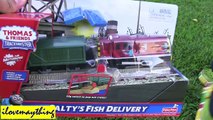 Unboxing Salty's Fish Delivery - Thomas and Friends Trackmaster Toy Train