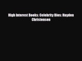 Download ‪High Interest Books: Celebrity Bios: Hayden Christensen Ebook Free
