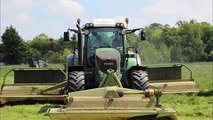 silage 2013,Fendt 828 Mowing with Triple Krones.wvm