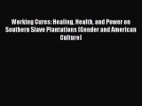 Read Working Cures: Healing Health and Power on Southern Slave Plantations (Gender and American