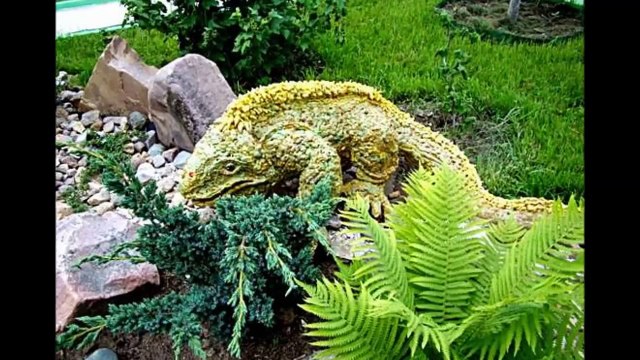 Удивительные скульптуры для дачи