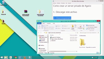 Como crear un server privado de Agar.io