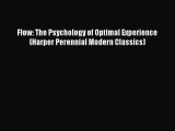 Read Flow: The Psychology of Optimal Experience (Harper Perennial Modern Classics) PDF Free