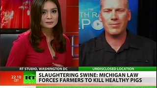 Armed Authorities Coerce Farmers To Massacre GMO Free Organic Livestock
