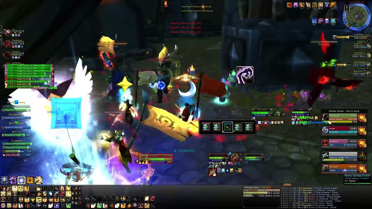 Almost solo healing 5's like a boss | Hackers
