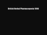 Download British Herbal Pharmacopoeia 1996 Ebook Online
