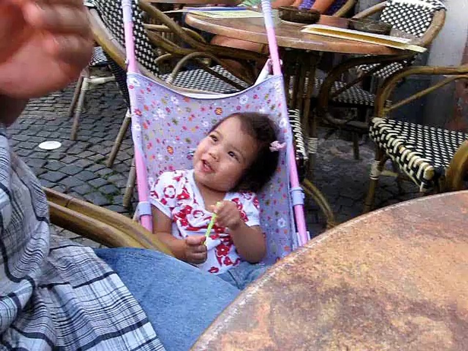 Baby given a sour Lemon