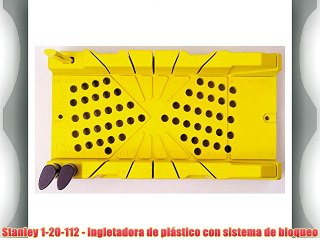 Stanley 1-20-112 - Ingletadora de plástico con sistema de bloqueo