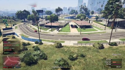 Grand Theft Auto V Online- Drop Zone Adversary Mode-PS4-First Live Stream