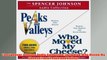 PDF Download  The Spencer Johnson Audio Collection Including Who Moved My Cheese and Peaks and Valleys Read Online
