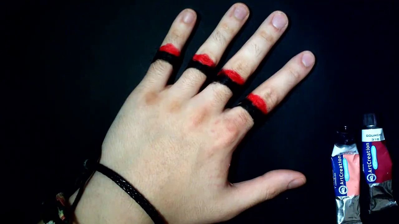 Cut Fingers trick art [Tuto]