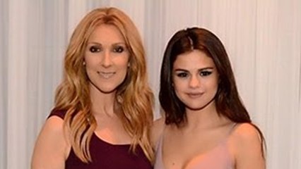 Selena Gomez FANGIRLS At Celine Dions Las Vegas Concert