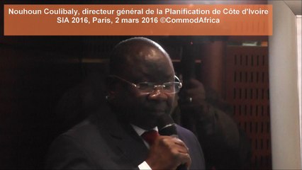 Nouhoun Coulibaly, directeur général de la Planification, Côte d'Ivoire SIA 2016. CommodAfrica