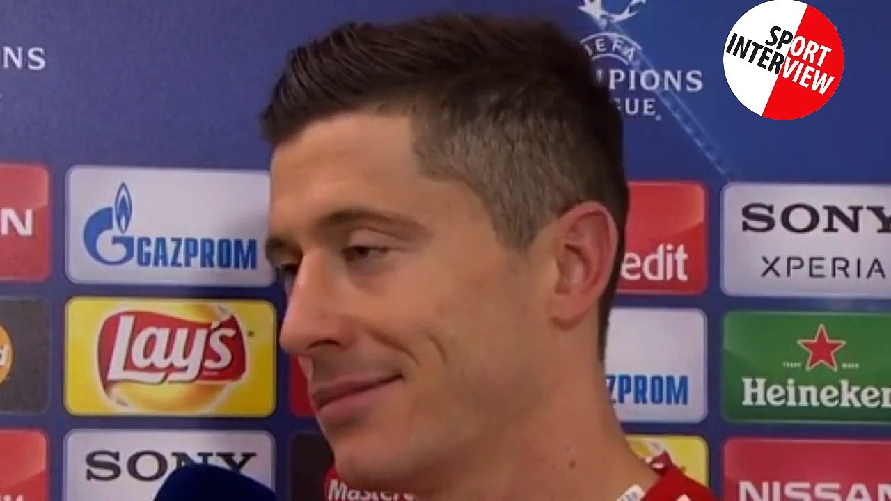 Bayern Munich 4-2 Juventus _ Robert Lewandowski Post-Match Interview  UCL